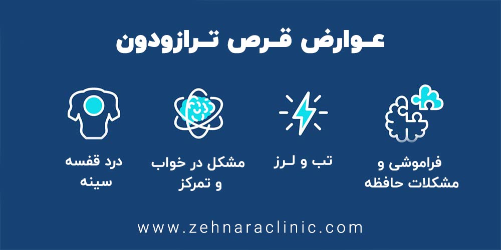 عوارض ترازودون