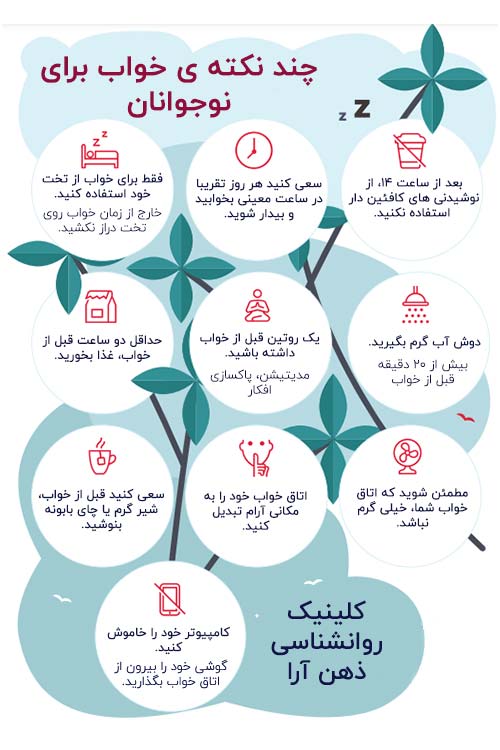 خواب آلودگی زیاد نوجوانان