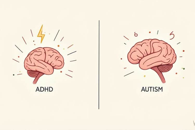 تفاوت‌های کلیدی بین اختلال بیش‌فعالی و اوتیسم